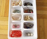 Ice Tray Jewelry Organization
