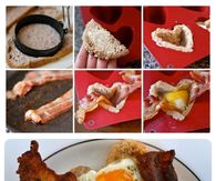 Heart Toast Cups