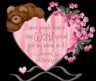 Some people make the world special...