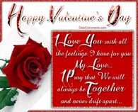 Happy Valentine's Day My Love