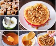 DIY Heart Apple