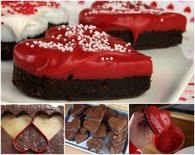 Chocolate Heart Brownies