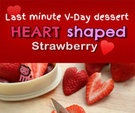 Valentine's Day Strawberry Hearts