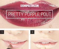 Pretty Purple Pout Lips