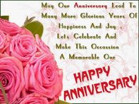 May our Anniversary lead to many more glorious years....