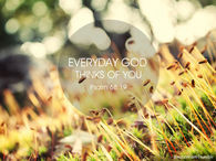 God thinks of you
