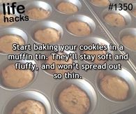 Bake Cookies in a Muffin Tin