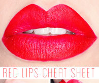 Red Lips Cheat Sheet