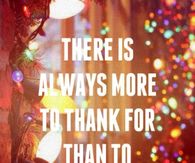 Thank more than complain