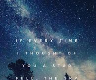 the sky would be empty