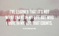 Who you have in life