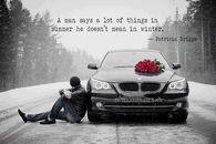 what a man says in winter