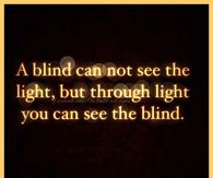The blind
