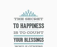 Secret of happiness