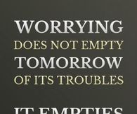 Worrying