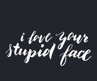 Your stupid face