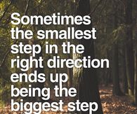 Step in the right decoration
