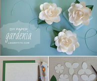 DIY Paper Gardenia