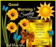 Good Morning Sunday Blessings