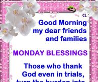 Monday Blessings