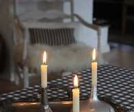 Candle Holders Made From Recycled Oil Cans & Funnels