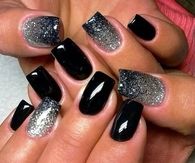Black Ombre Nails