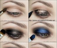 Blue Smokey Eye