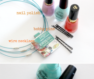 DIY Colorful Statement Necklace