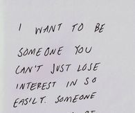 I want to be someone who