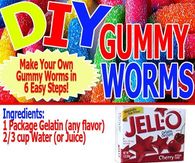 DIY Gummy Worm