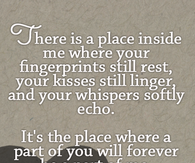 You will be with me forever