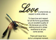 Love is what binds us