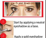 How To Make Brown Eyes Sparkle