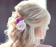 Flower Wedding Hairstyle