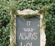 It's always you