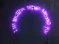 I see beautiful things around you...