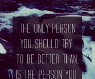 The only person