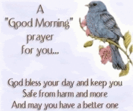 Good Morning Prayer