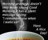 Good Morning