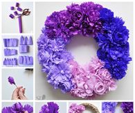 DIY Flower Wreath