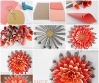 DIY Dahlia Wreath