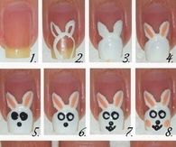 Easter Bunny Nails