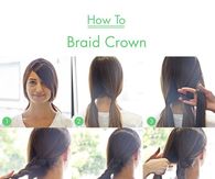 How to braid crown