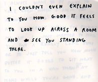 See you standding there