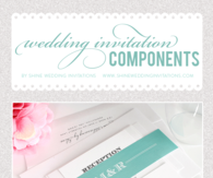 Wedding Invitation Components