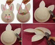 DIY Paper Plate Bunny Mask