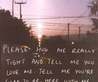 Tell me you love me