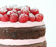 Chocolate raspberry cake