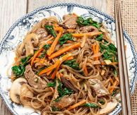 Jap chae korean stir fry noodles