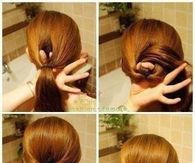 DIY Low Victorian Bun